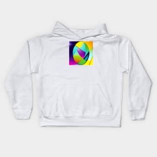 Colorful Abstract Easter Egg (MD23ETR011) Kids Hoodie